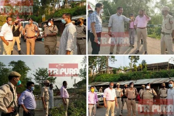 Assam seals Tripura border : Churaibari Gate sealed as Assam bans vehicle movement (except emergency transports) to prevent COVID19 spread from Tripura 